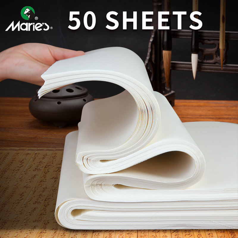 Ink Blotter Paper - 50 arkuszy papieru ryżowego Marie, Sheng