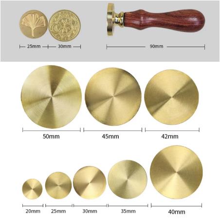 Wax Seal Stamp Set - Stwórz własną pieczęć woskową z logo,