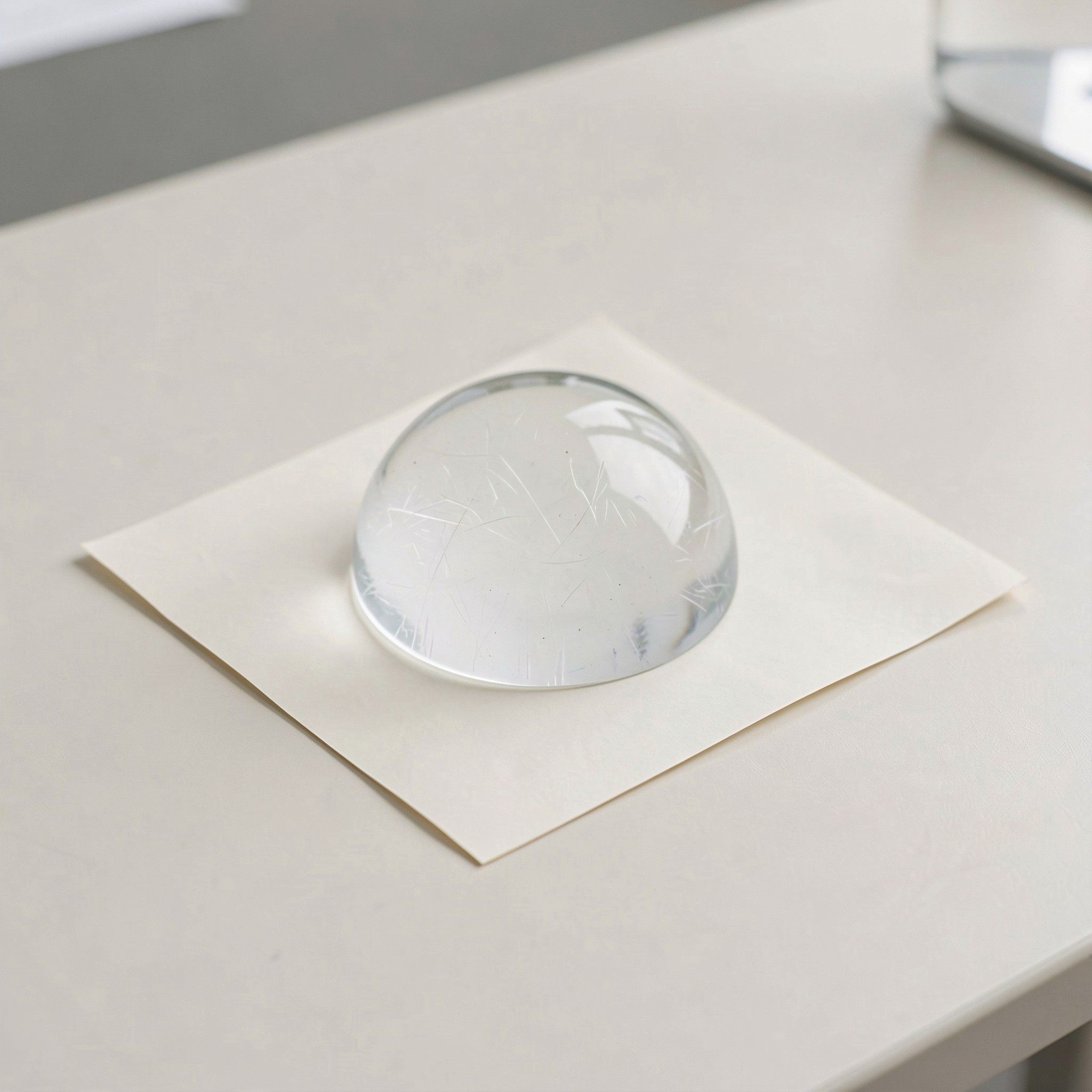 Paper Weight Crystal - 6 sztuk przezroczystych kryształowych półkul, stabilne