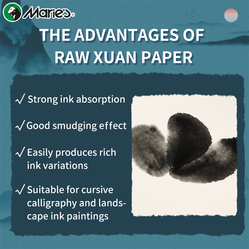 50 arkuszy papieru ryżowego Ma – Ink Blotter Paper recenzja i cena